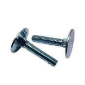 100 Count Beefy 1/4-20 Zinc Plated Elevator Bolts 3 Inch Long Heavy Duty Fasteners For Construction Projects That Will Not Slip Or Fail Built Tough For Any Gritty Task You Throw At Them Guaranteed To Get It Done Right Way