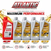 Atlantic Semi Synthetic Engine Oil - 6 Quartz / Case