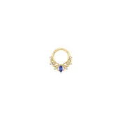 Anoora Clicker with Blue Sapphire (Lab Grown)