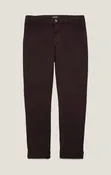 34 HERITAGE Charisma Twill Straight Leg Pant (Burgundy)