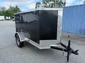 Douglas Trailers  4x8SA – Blk, SD, NS, 6 ATP Wrap, .75in Plywood Walls