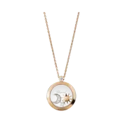 Chopard Happy Diamonds Rose Gold Pendant Happy Sun, Moon and Stars 799434-5201