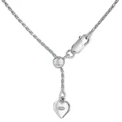 Adjustable Wheat Chain in Sterling Silver