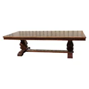Adelaide Mahogany Trestle Dining Table