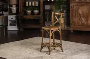 Wooden Crossback Counter Stool — Smucker Village