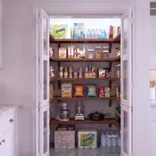 5-Shelf Compact U-Shaped Walk-In Kitchen Pantry Kit (Fits 5 ft. x 5 ft. to 5 ft. x 6 ft.)