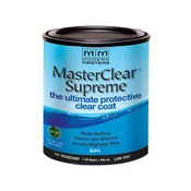 Masterclear Supreme Satin Clear Water-based Protective Coating 1 Quart