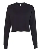 BELLA + CANVAS Women's Crop Fleece Crewneck Sweatshirt