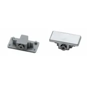 0.5″ Height Dead End Cap – Brushed Steel