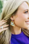 Callin' Baton Rouge Beaded Earrings By Taylor Shaye