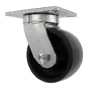 10″ x 3″ Heavy Duty Kingpinless Caster, (SW) Energy Saver Polyon Wheel, 61SW10LU2425YY