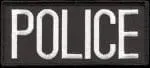 2″ x 4″ Police Rectangular Patch