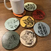 Botanical Printing Coasters (adults and teens 16+) with Sylvia Aston Oct. 14