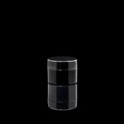 Impact 15ml PCR Glossy Black PP Single Wall Jar
