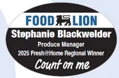 Food Lion – Fresh @ Home – Count on Me Badge – Pin