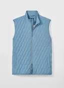 Belfry Quilted Puffer Vest In Bluestone