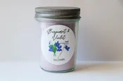 Bergamot & Violet Soy Candle — Patchouli Garden
