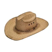 Ariat Fired Palm Cattleman Straw Cowboy Hat, A65102