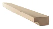 4.25" x 7.75" x 89" Resawn Wood Mantel