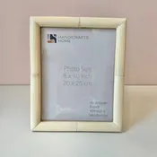 Hand Carved White Bone Inlay Photo Picture Frame 8x10