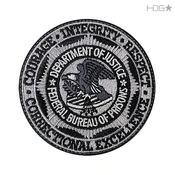 BOP Badge Patch – Large Subdued Grey