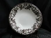 Spode Delamere, Brown Floral Trim, England: NEW Ascot Salad / Soup Bowl, 8"