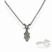 14K White Gold Marquise Diamond Pendant (chain not included)