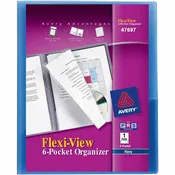Avery Title Pocket Six-Pocket Organizer