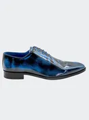 Admiral Blue Patent Dress Shoes