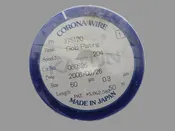 60 micron (0.06 mm/0.002 inch) 50 meter spool  Gold Plated Tungsten Corona Wire