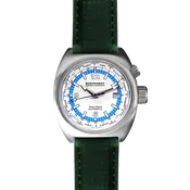 Retro World Timer - White Dial
