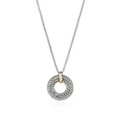 14K Yellow Gold & Sterling Silver Icon Link Necklace