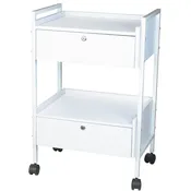 2 LOCKING DRAWERS BEAUTY CART