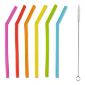 6In Silicone Straw Set Of 6