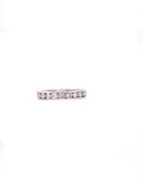 14KT WG Natural Diamond Band