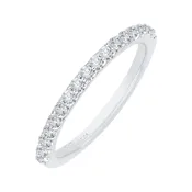 14kt White Gold Diamond Band By Promezza