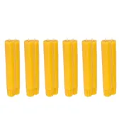 1 x 6 Beeswax Candlesticks