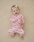 Allie jogger Set | Pink Butterfly