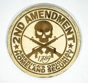2nd Amendment Plaque (light backer)