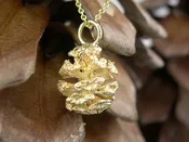 14ky Gold Redwood Seed — Treasures Fine Jewelry