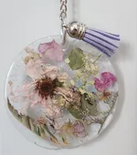 Resin Floral Keychain — The Country Basket