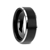 ASTON Black Brushed Center Tungsten Band — ROGERS & CO. fine jewelry and design: Missoula, MT: Jewelry Store, Engagement Rings, Chalet Jewelers