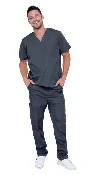 Men's 7 Pocket Soft Stretch Uniform Scrubs - Style ST101