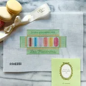3D Macaron Box 18 mesh Needlepoint Canvas