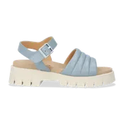 Giovanni Fabiani Edie Light Blue Smooth Leather Sandal