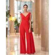 Alexander by Daymor 1063 Off The Shoulder Formal Jumpsuit