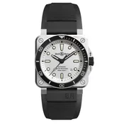 Bell &amp; Ross BR 03-92 Diver White (BR0392-D-WH-ST/SRB)