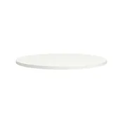 HON Between Table Top | Round | 36"D | Designer White Laminate | Designer White Edgeband