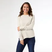 Alexis Super Soft Top with Snap Cuff