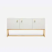 3 Door Kincaid Faux Shagreen Buffet